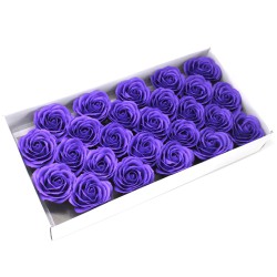 Flor Deco craft grande - violeta