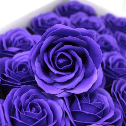 Flor Deco craft grande - violeta