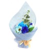 Bouquet de flores de sabão - azul