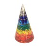 Cone de Orgonite - 80mm - Multichip