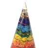 Cone de Orgonite - 80mm - Multichip