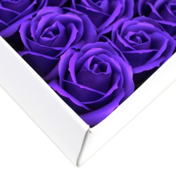 Flor média deco craft - violeta