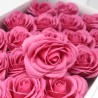 Flor Deco craft grande - cor-de-rosa