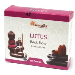 10 Cones de Incenso Aromatika Reflux - Lótus