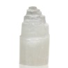 Lâmpada Torre de Selenite Natural - 15cm