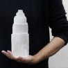 Lâmpada Torre de Selenite Natural - 25cm