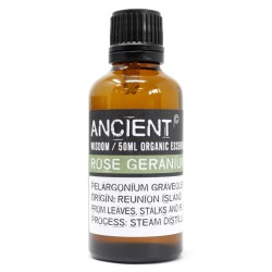 Óleo Essencial Orgânico de Gerânio Rosa50ml