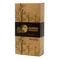 Escova de dentes de bambu - Carvão vegetal