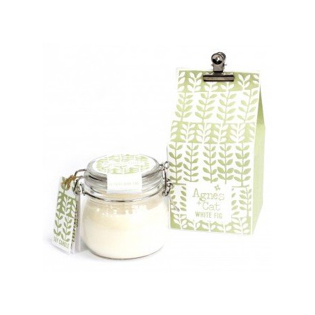 Velas en Tarro de Vidrio - White Fig