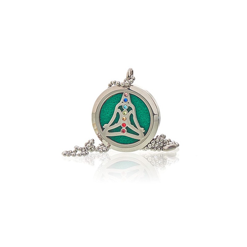 Colar de Jóias de Aromaterapia - Chakra do Yoga - 30mm