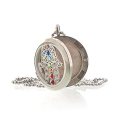 Colar de Jóias de Aromaterapia - Hamsa Chakra - 30mm