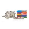 Pulseira de Aromaterapia - Gato e Flores - 20mm