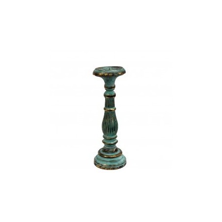 Soporte de velas medianas - Turquois Gold