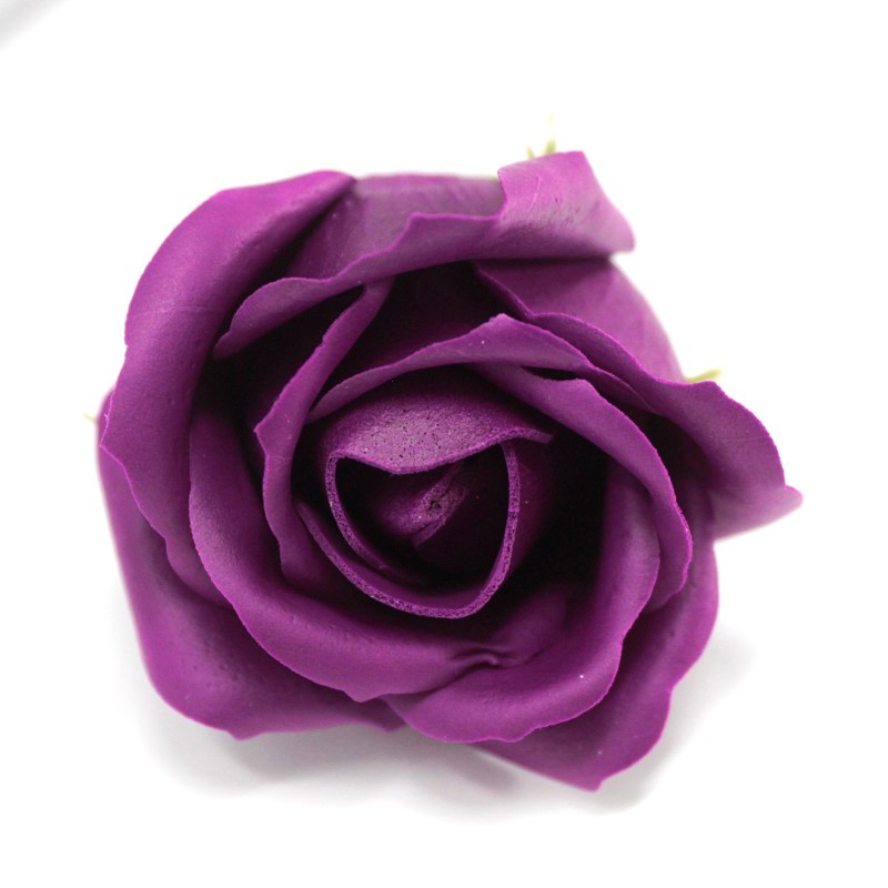 Flor de manualidades deco mediana - violeta escura