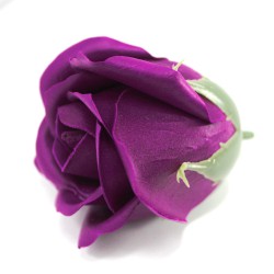 Flor média deco craft - violeta escura