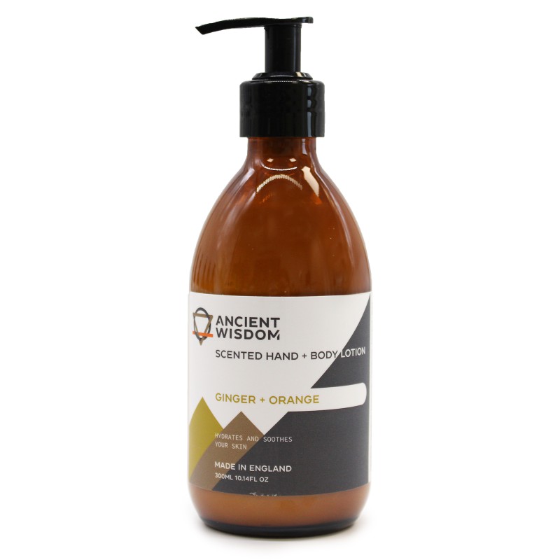 loção corporal - gengibre e laranja 300ml