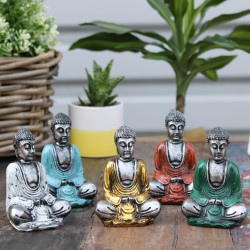 Mini Buda prateado (cores sortidas)