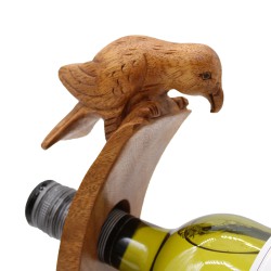 Suporte para garrafas de vinho - pajaro