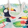 Bolso shopper con asa de cuerda - tropical tucán