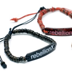 Pulseiras Coco Slogan - Rebellion X