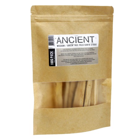 100g de palitos de árvore verde Palo santo 10-15 palitos