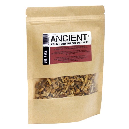 50g Pedaços de árvore de palo santo verde