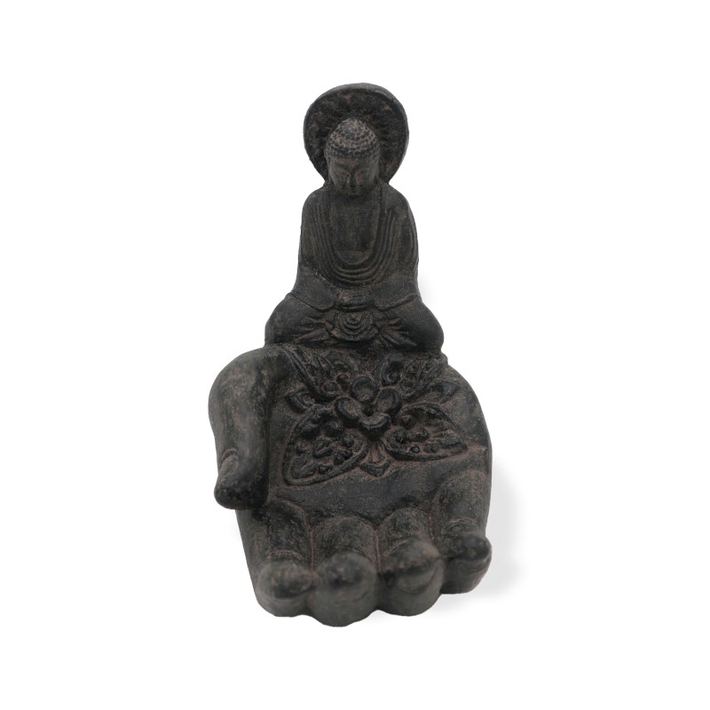 Quemador de incienso Buddah & Hand (negro)