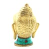 Figura de Buda em latão - Cabeça Gr- 11,5 cm