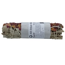 Conjunto de ervas aromáticas - Salva Branca e Rosa de Castela