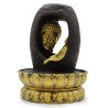 Fonte de água de mesa - 30 cm - Buda dourado e Vitarka Mudra